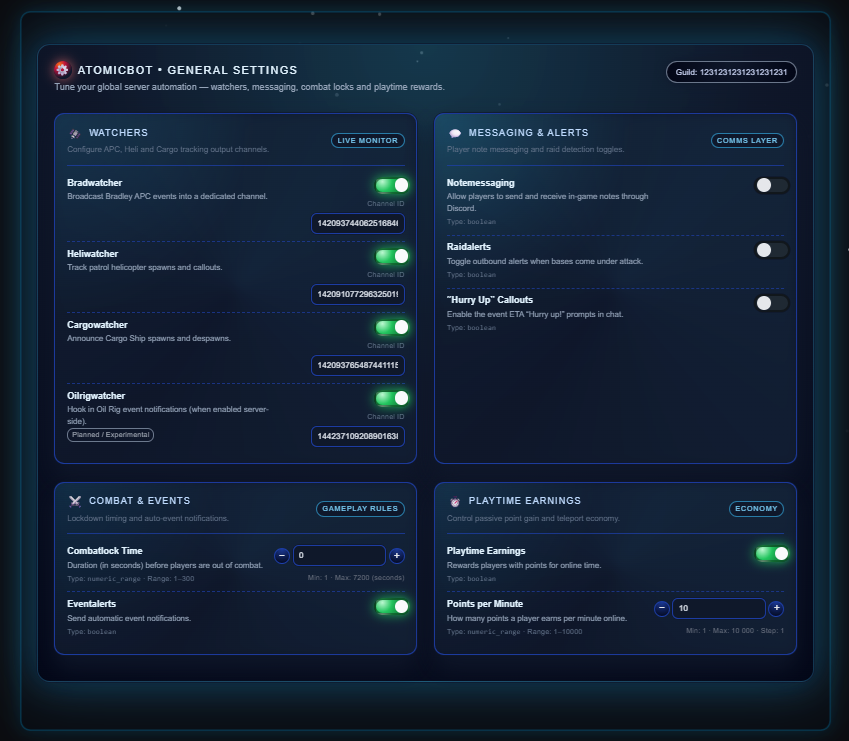 General Settings
