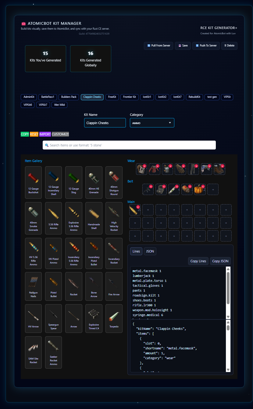 Kit Builder